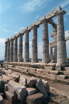 Sounion, Greece, 2003. Creator: Ethel Davies