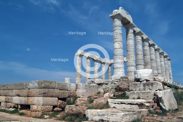 Sounion, Greece, 2003. Creator: Ethel Davies.
