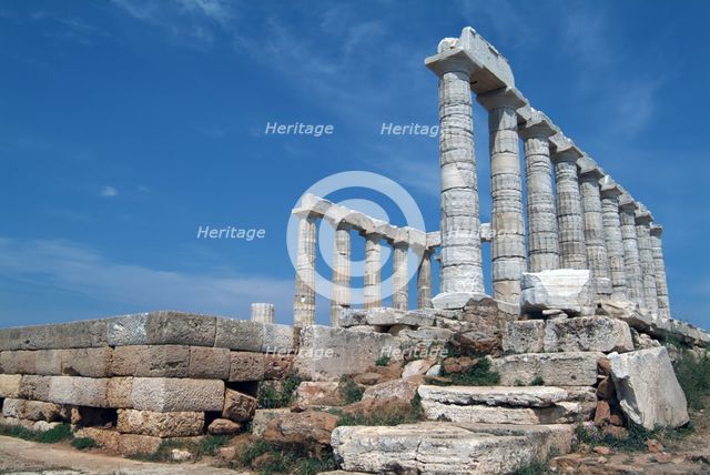 Sounion, Greece, 2003. Creator: Ethel Davies.