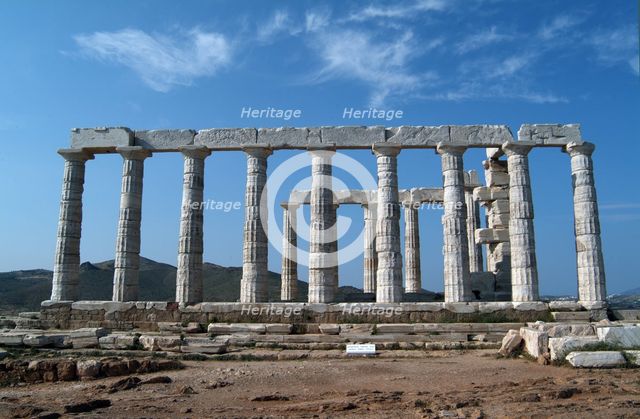 Sounion, Greece, 2003. Creator: Ethel Davies.