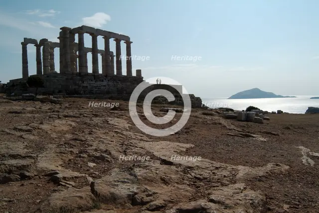 Sounion, Greece, 2003. Creator: Ethel Davies.