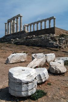 Sounion, Greece, 2003. Creator: Ethel Davies
