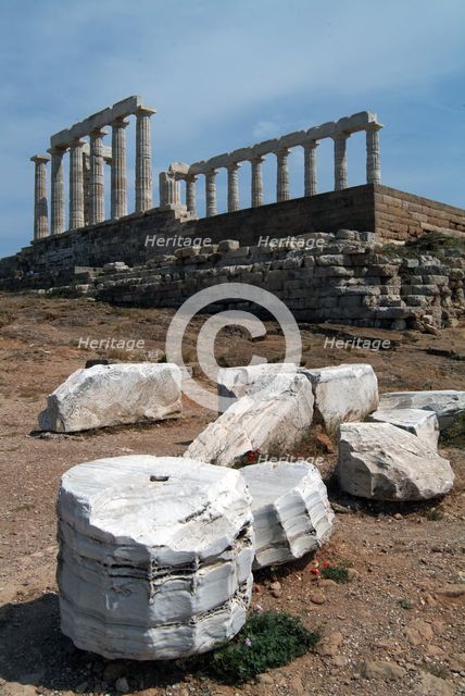 Sounion, Greece, 2003. Creator: Ethel Davies.