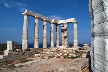 Sounion, Greece, 2003. Creator: Ethel Davies
