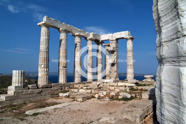 Sounion, Greece, 2003. Creator: Ethel Davies.