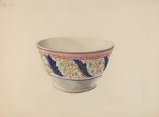 Soup Bowl, c. 1936. Creator: William Kerby