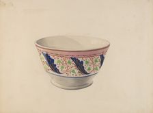 Soup Bowl, c. 1936. Creator: William Kerby