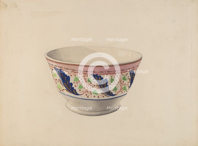 Soup Bowl, c. 1936. Creator: William Kerby.