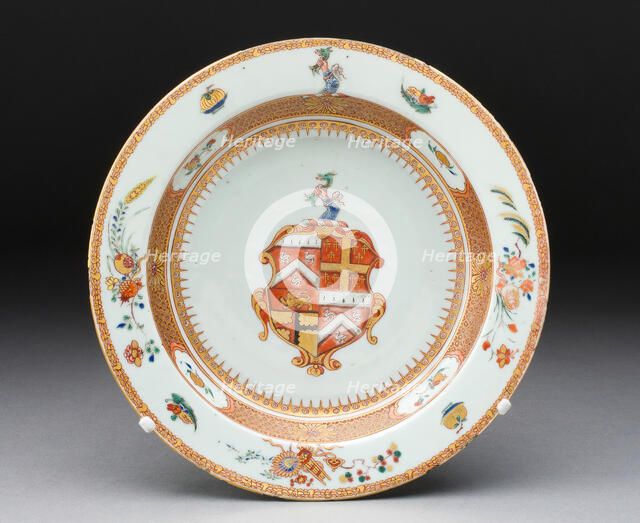Soup Bowl, Jingdezhen, c. 1720. Creator: Jingdezhen Porcelain.