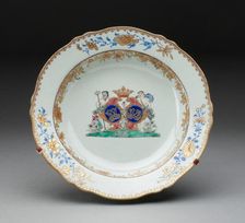 Soup Bowl, Jingdezhen, c. 1745. Creator: Jingdezhen Porcelain
