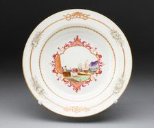 Soup Bowl, Jingdezhen, c. 1750. Creator: Jingdezhen Porcelain