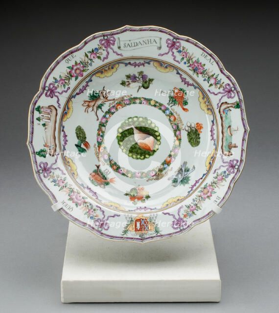 Soup Bowl, Jingdezhen, c. 1765. Creator: Jingdezhen Porcelain.
