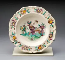 Soup Bowl, Staffordshire, c. 1760. Creator: Staffordshire Potteries