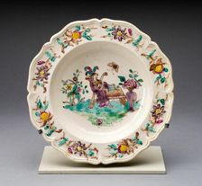 Soup Bowl, Staffordshire, c. 1760. Creator: Staffordshire Potteries