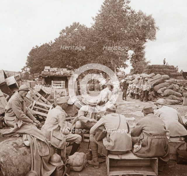 Soup, Genicourt, northern France, c1914-c1918. Artist: Unknown.