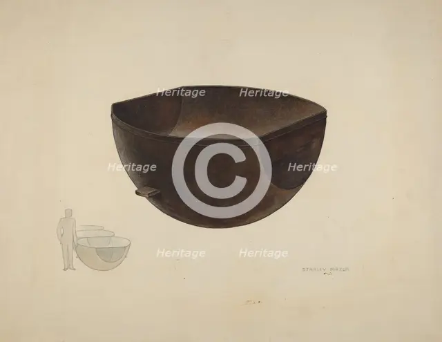 Soup Kettle, c. 1938. Creator: Stanley Mazur.