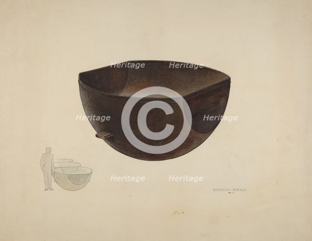 Soup Kettle, c. 1938. Creator: Stanley Mazur.