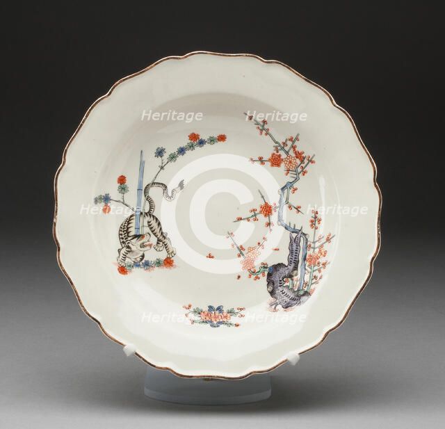 Soup Plate, Worcester, c. 1770. Creator: Royal Worcester.