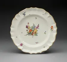 Soup Plate, Zürich, c. 1775. Creator: Unknown