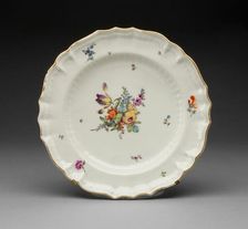 Soup Plate, Zürich, c. 1775. Creator: Unknown