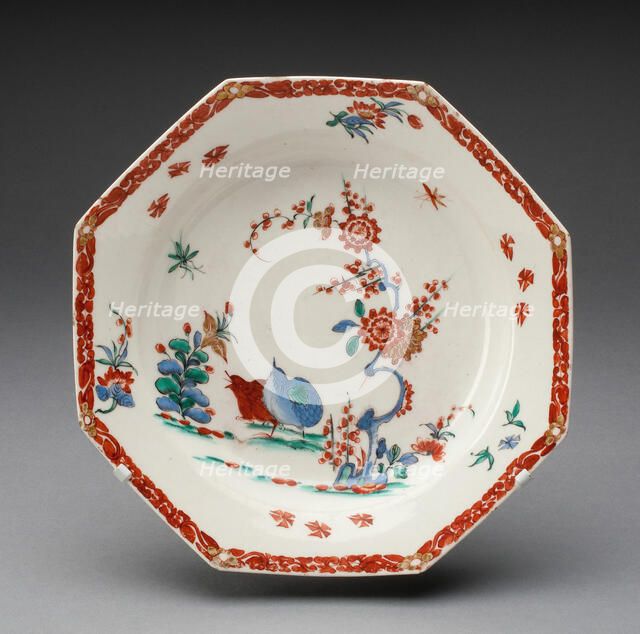 Soup Plate, Bow, c. 1755. Creator: Bow Porcelain Factory.
