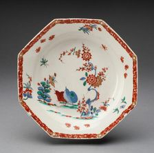 Soup Plate, Bow, c. 1755. Creator: Bow Porcelain Factory
