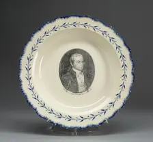 Soup Plate, c. 1790. Creator: Unknown