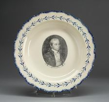 Soup Plate, c. 1790. Creator: Unknown