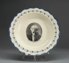 Soup Plate, c. 1790. Creator: Unknown