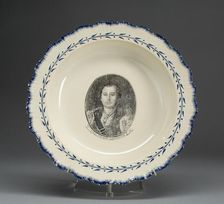 Soup Plate, c. 1790. Creator: Unknown