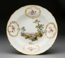 Soup Plate, Meissen, 1763/74. Creator: Meissen Porcelain