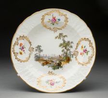 Soup Plate, Meissen, 1763/74. Creator: Meissen Porcelain
