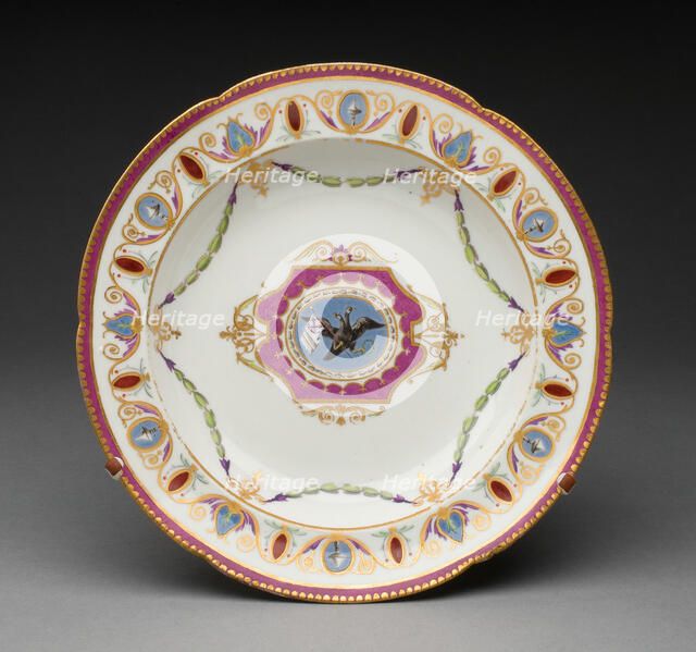 Soup Plate, Saint Petersburg, 1762/66. Creator: Russian Imperial Porcelain Factory.