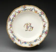 Soup Plate, Sèvres, 1771. Creators: Sèvres Porcelain Manufactory, Nicolas Bulidon