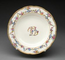 Soup Plate, Sèvres, 1771. Creators: Sèvres Porcelain Manufactory, Nicolas Bulidon