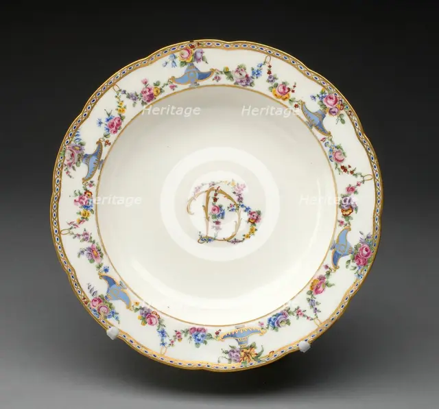 Soup Plate, Sèvres, 1771. Creators: Sèvres Porcelain Manufactory, Nicolas Bulidon.