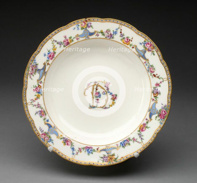 Soup Plate, Sèvres, 1771. Creators: Sèvres Porcelain Manufactory, Nicolas Bulidon.