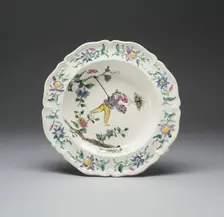 Soup Plate, Staffordshire, c. 1760. Creator: Staffordshire Potteries