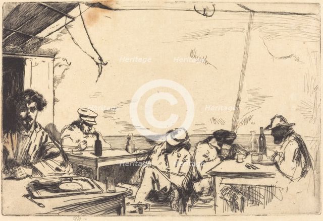 Soupe à Trois Sous, 1859. Creator: James Abbott McNeill Whistler.