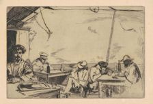 Soupe à Trois Sous, 1859. Creator: James Abbott McNeill Whistler