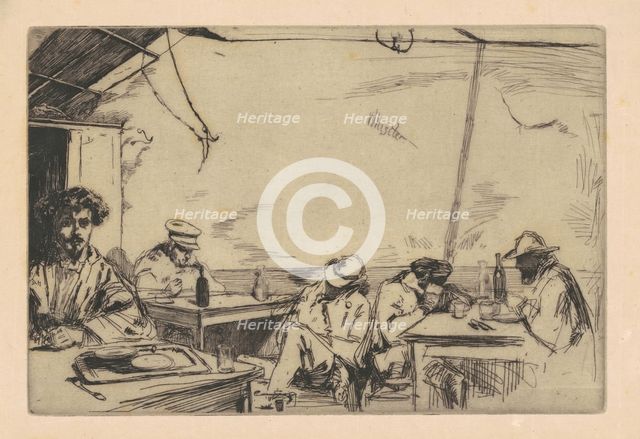 Soupe à Trois Sous, 1859. Creator: James Abbott McNeill Whistler.