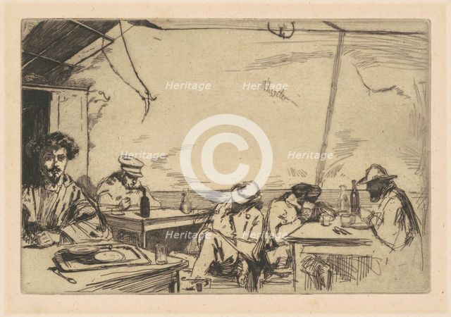 Soupe à Trois Sous, 1859. Creator: James Abbott McNeill Whistler.