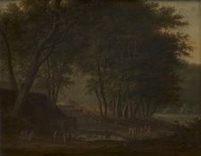 Source of the Kirsten Pils in the the deer park (Dyrehaven), 1798-1809. Creator: Elias Meyer