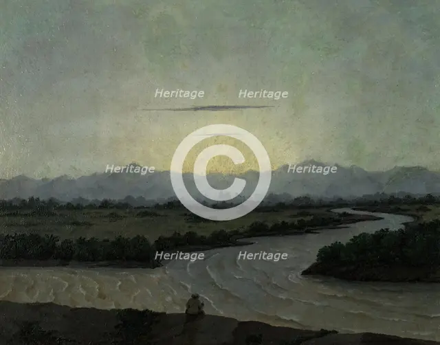 Source of the River Ob'. Altai, 1850-1899. Creator: Pavel Mikhailovich Kosharov.