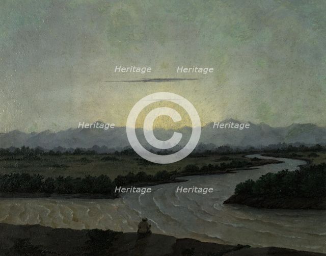 Source of the River Ob'. Altai, 1850-1899. Creator: Pavel Mikhailovich Kosharov.