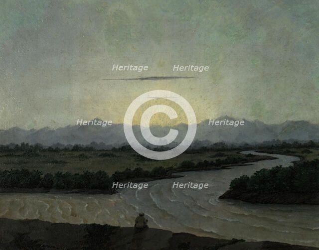 Source of the River Ob'. Altai, 1850-1899. Creator: Pavel Mikhailovich Kosharov.