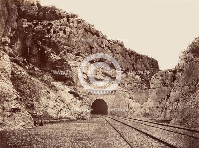 Souterrain de la Nerthe, ca. 1861. Creator: Edouard Baldus.