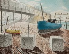 South Coast Beach, 1939-1942. Creator: Eric Ravilious