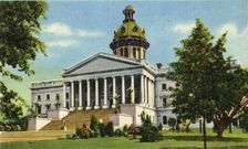 South Carolina State Capitol, Columbia, S.C. 1942. Creator: Unknown