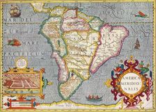 South America (America Meridionalis): from the Atlas of Gerardus Mercator 1633, (1936). Artist: Gerardus Mercator